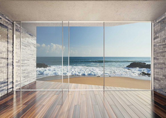 Slimline aluminium window system with sleek frame design